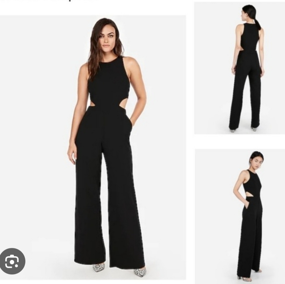 Express Women's Elegant Black Jumpsuit